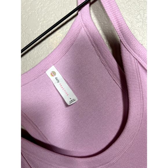 Anthropologie Daily Practice Purple Pink Half Pipe Mini Dress Size Large - Picture 4 of 10